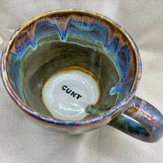 Handmade Jumbo Lightning Sweary Mug