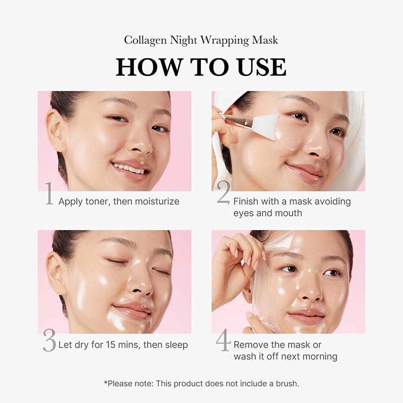 Collagen Overnight Wrapping Peel Off Facial Mask Pack