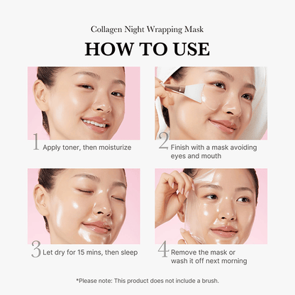 Collagen Overnight Wrapping Peel Off Facial Mask Pack