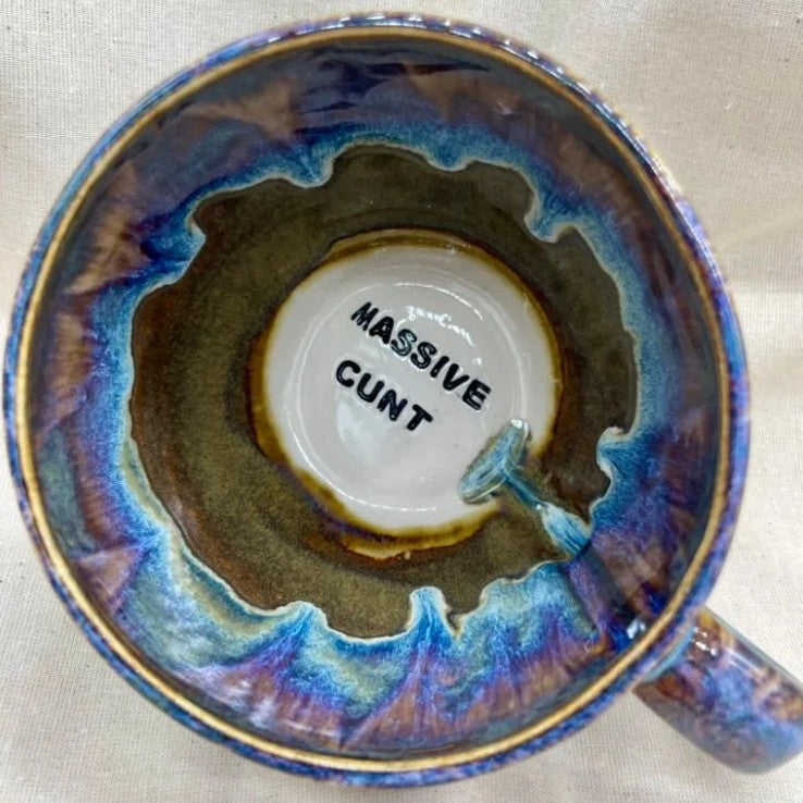 Handmade Jumbo Lightning Sweary Mug