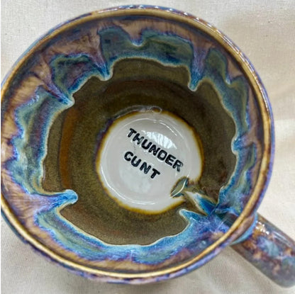 Handmade Jumbo Lightning Sweary Mug
