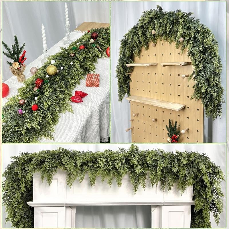 🎄6 FT Artificial Cedar Garland