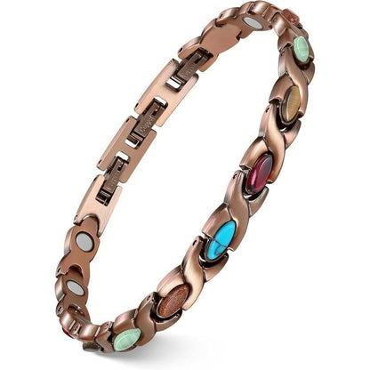 🔥Magnetic Copper Bracelet – Pure Solid Copper with 3800 Gauss Powerful Magnets