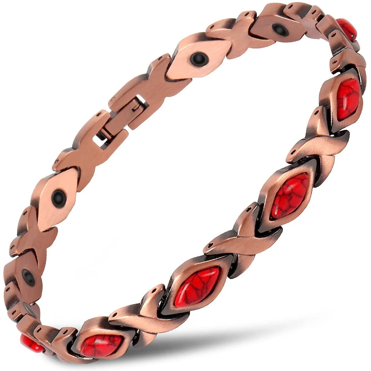 🔥Magnetic Copper Bracelet – Pure Solid Copper with 3800 Gauss Powerful Magnets