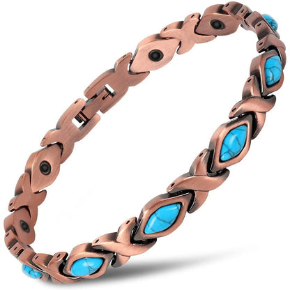 🔥Magnetic Copper Bracelet – Pure Solid Copper with 3800 Gauss Powerful Magnets