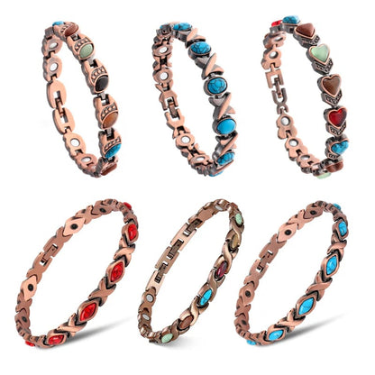 🔥Magnetic Copper Bracelet – Pure Solid Copper with 3800 Gauss Powerful Magnets