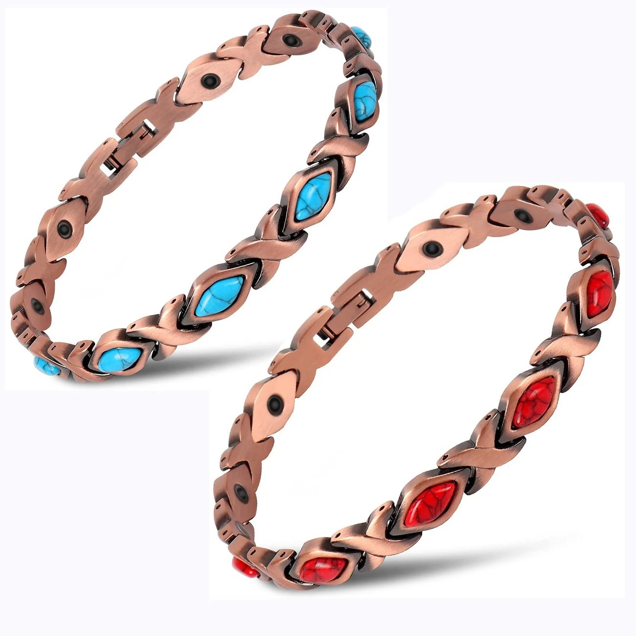 🔥Magnetic Copper Bracelet – Pure Solid Copper with 3800 Gauss Powerful Magnets