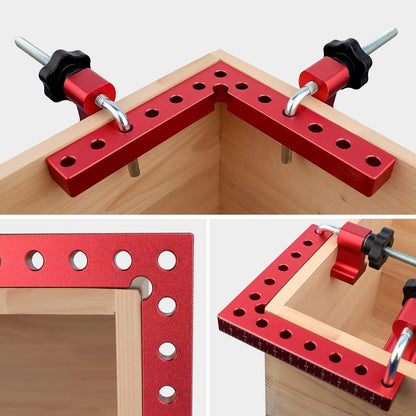 Pro-Grade 90° Positioning Squares & Clamping Kit for Woodworking