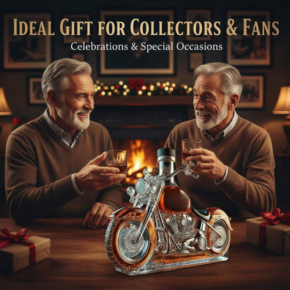 Glass Bike Whiskey Decanter For Home Bar